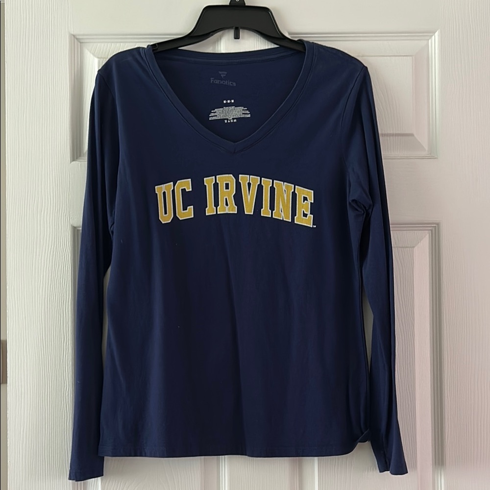 Fanatics Blue and Gold Fitted Long Sleeve Tee